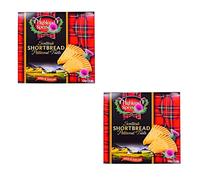 Scottish Shortbread Petticoat Tails 2 Pack Bundle - with 2 x 125g Boxes of Delicious Butter Shortbread - Rich Scrumptious Biscuits - Ideal Cookies and Biscuits Gift Set