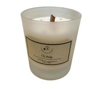 Scottish Single Wick Frosted Glass 20CL Bagged Soy Wax Candle - Whisky