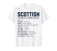Scottish Slang Translation Guide For Women & Proud Scottish T-Shirt