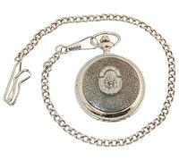 Scottish Sporran Pocket Watch Pewter Fronted Quartz Personalised Gift 721
