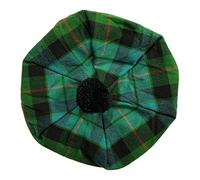 Scottish Tam O' Shanter Acrylic Tartan Wool Tammy Hat-Kilt Accessory for Men, Gunn Ancient Tartan, One size