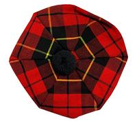 Scottish Tam O' Shanter Acrylic Tartan Wool Tammy Hat-Kilt Accessory for Men, Wallace Tartan, One Size