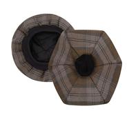 Scottish Tam o' Shanter Hat for Men - Acrylic Wool Flat Bonnet Kilt Cap in Various Tartans (UK, Alpha, One Size, Black Watch Weathered)