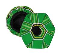 Scottish Tam o' Shanter Hat for Men - Acrylic Wool Flat Bonnet Kilt Cap in Various Tartans (UK, Alpha, One Size, Irish Green)