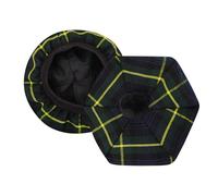 Scottish Tam o' Shanter Hat for Men - Acrylic Wool Flat Bonnet Kilt Cap in Various Tartans (UK, Alpha, One Size, Gordon)