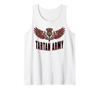 Scottish Tartan Army s Scot's Thistle s Scotland Fan Pride Tank Top