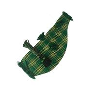 Scottish Tartan Bagpipe Cover with Cord | Highland Bagpipes Accessory | Traditional Pipe Cover (Irish)