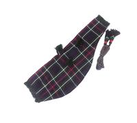 Scottish Tartan Bagpipe Cover with Cord | Highland Bagpipes Accessory | Traditional Pipe Cover (MacKenzie)