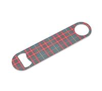 Scottish Tartan Bottle Opener Bar Blade - Classic Clan Pattern Stainless Steel Beer Opener