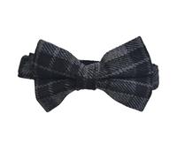 Scottish Tartan Bow Tie | Adjustable Pre-Tied Bowtie for Men & Boys | Traditional Highland Plaid Design | Perfect for Weddings, Formal Events & Casual Wear (Grey Watch)