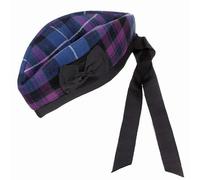 Scottish Tartan Glengarry Hat | Scottish Military Cap | Traditional Scottish Elegance | Piper Bonnet Kilt Tartan Cap (UK, Numeric, 7 3/8, Pride of Scotland)