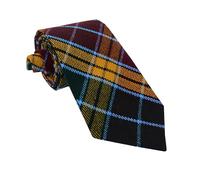 Scottish Tartan Necktie for Men - Various Clan & Check Highland Tartans Designs 100% Acrylic Wool - Perfect for Kilts - Ideal for Kilts & Cultural Events