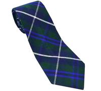 Scottish Tartan Necktie for Men - Various Clan & Check Highland Tartans Designs 100% Acrylic Wool - Perfect for Kilts - Ideal for Kilts & Cultural Events (Blue Douglas)
