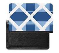 Scottish Tartan Plaid Passport Wallet Cute Passport Case with Card Slot Travel Passport Holder Cover