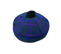 Scottish Tartan Tam O' Shanter Hat Tammy Bonnet Beret Balmoral Hat | Acrylic Wool Tartan Tammie in Various Tartans (UK, Alpha, One Size, Spirit of Scotland)