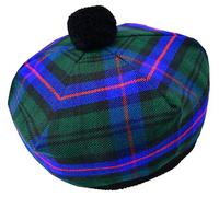 Scottish Tartan Tam O' Shanter Hat Tammy Bonnet Beret Balmoral Hat | Acrylic Wool Tartan Tammie in Various Tartans (UK, Alpha, One Size, Armstrong)