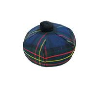Scottish Tartan Tam O' Shanter Hat Tammy Bonnet Beret Balmoral Hat | Acrylic Wool Tartan Tammie in Various Tartans (UK, Alpha, One Size, Maclaren Modern)