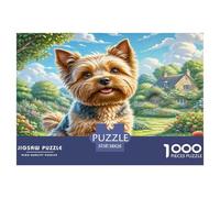 Scottish Terrier 1000 Piece Jigsaw Puzzle For Adults Challenging Game Stress Relief Puzzle Exercise The Memory of The Brain for Men, Women, Elders, Seniors 38x26cm/1000pcs