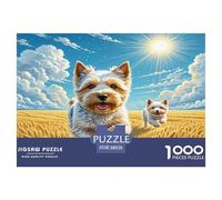 Scottish Terrier 1000 Piece Jigsaw Puzzles for Adults Fun Challenges Gift Giving 38x26cm/1000pcs
