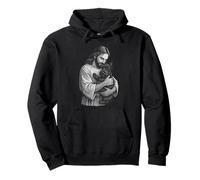 Scottish Terrier And Jesus Christian Faith Dog Lover Pullover Hoodie