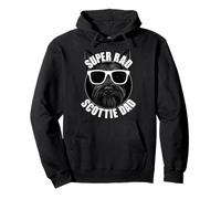 Scottish Terrier Dad Funny Super Rad Scottie Dog Dad for Men Pullover Hoodie