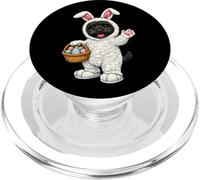Scottish Terrier Dog As Easter Bunny Funny Cute Boys & Girls PopSockets PopGrip for MagSafe