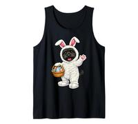 Scottish Terrier Dog As Easter Bunny Funny Cute Boys & Girls Tank Top