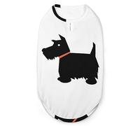 Scottish Terrier Dog Pets Shirt Vest Cute Dog Tank Top Soft Sleeveless T-Shirt for Puppy Kitty Cats S