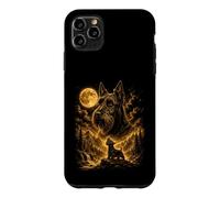 Scottish Terrier Howling To The Moon Wilderness Case for iPhone 11 Pro Max