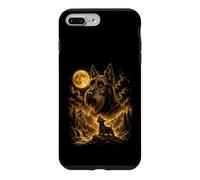 Scottish Terrier Howling To The Moon Wilderness Case for iPhone 7 Plus/8 Plus