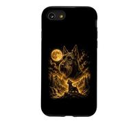 Scottish Terrier Howling To The Moon Wilderness Case for iPhone SE (2020) / 7/8