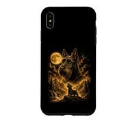 Scottish Terrier Howling To The Moon Wilderness Case for iPhone XS Max
