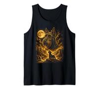 Scottish Terrier Howling to The Moon Wilderness Tank Top