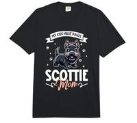 Scottish Terrier Mom Comfort Colors Adult Heavyweight T-Shirt
