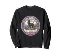 Scottish Terrier Mom Like A Regular Mom But Cooler Dog Mom Sweatshirt