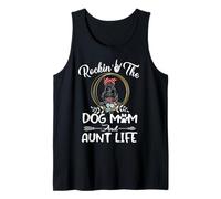 Scottish Terrier Rocking The Dog Mom and Aunt Life Tank Top