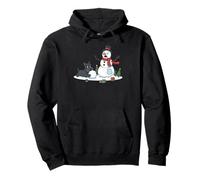 Scottish Terrier Snowman Christmas Tree Xmas Womens Mens Kid Pullover Hoodie
