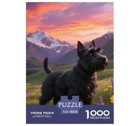Scottish Terrier1000 Piece Jigsaw Puzzles for Adults Educational Games Cute PetFun And Challenging for Home Decoration Great Gift Idea38x26cm/1000pcs
