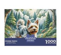 Scottish Terrier1000 Piece Puzzle Puzzle Games Cute Pets Colourful Puzzle for The Whole Family 38x26cm/1000pcs