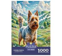 Scottish Terrier1000Pieces JigsawPuzzle KidsforAdult Colourful Brainteasing Age12+byth ThemeFlowersandBirds Uncover The Puzzle 38x26cm/1000pcs