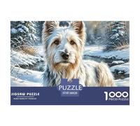 Scottish Terrierjigsaw Puzzle Adult 1000 Piece Challenge, Impossible Hard Challenging Puzzle, Unique Adult Gifts for Adults And Kids Age 14+ 38x26cm/1000pcs