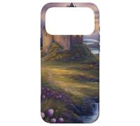Scottish Thistle Castle landscape, Medieval Castle Highlands Case for iPhone 17 Pro Max