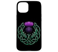 Scottish Thistle Celtic Knot Scotland National Flower Case for iPhone 15 Plus