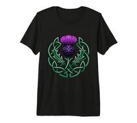 Scottish Thistle Celtic Knot Scotland National Flower Premium T-Shirt