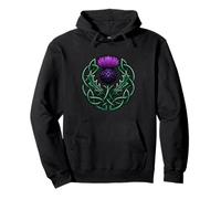 Scottish Thistle Celtic Knot Scotland National Flower Pullover Hoodie