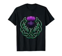Scottish Thistle Celtic Knot Scotland National Flower T-Shirt