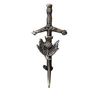 Scottish Thistle Kilt Pin with Brass Finish High Quality (Antique)