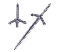 Scottish Thistle Kilt Pins Various Design Chrome Finish Celtic Pin & Brooches (PLAIN SWORD KILT PIN (1100-15))