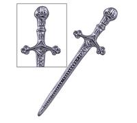 Scottish Thistle Kilt Pins Various Design Chrome Finish Celtic Pin & Brooches (SWORD KILT PIN (1100-29))