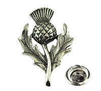 Scottish Thistle Pewter Lapel Pin Badge